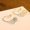 'Fermilde' Earrings - 18K Gold & Sterling Silver
