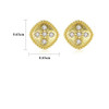 'Aldobranda' Earrings - 18K Gold & Sterling Silver