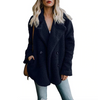 Buttoned Teddy Coat
