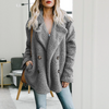Buttoned Teddy Coat