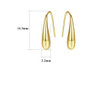 'Giliana' Earrings - 18K Gold & Sterling Silver