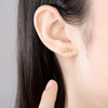'Anzia' Earrings - 18K Gold & Sterling Silver