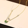 925 Sterling Silver Malachite Pendant Necklace 925 Sterling Silver Malachite Pendant Necklace