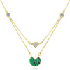 925 Sterling Silver Malachite Pendant Necklace 925 Sterling Silver Malachite Pendant Necklace