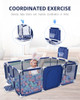 Babyified Foldable Playpen With Safety Barrier