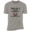 Short-Sleeve Premium Men's T-Shirt Smile Day