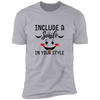 Short-Sleeve Premium Men's T-Shirt Smile Day