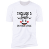 Short-Sleeve Premium Men's T-Shirt Smile Day