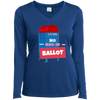 Ladies' LS Performance V-Neck T-Shirt No Mail-In Ballot