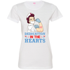 Short-Sleeve Womens T-Shirt Nurses In Heart