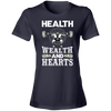 Short-Sleeve Womens T-Shirt Health & Hearts Short-Sleeve Womens T-Shirt Health & Hearts