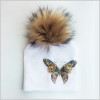 Butterfly Beanie with Pompom