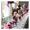 Matte Black Modern Rectangular Tall Metal Stand Wedding Centerpiece