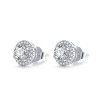Classic Round Cut Moissanite Diamond Stud Earrings