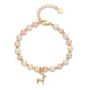 Lovely  Deer Natural Cultured Freshwater Pearl Bracelet