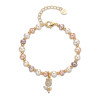 Lovely  Flower Natural Cultured Freshwater Pearl Bracelet