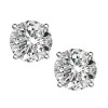 Round Cut Moissanite Diamond Classic Stud Earrings