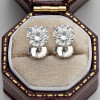 Round Cut Moissanite Diamond Classic Stud Earrings