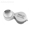 10x 20x 30x Jewelers Eye Magnifying Glass Magnifier Pocket Jewelry Loupe 21mm Jewelry Tools
