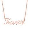 Karen Style Name Necklace 925 Sterling Silver Karen Style Name Necklace 925 Sterling Silver