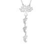 Tree Of Life Necklace With Baby Feet