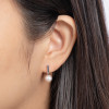 Natural Freshwater White Pearl Earrings