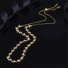 Lucky Sterling Silver Bay Leaf Necklace