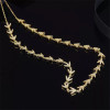 Lucky Sterling Silver Bay Leaf Necklace