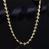 Lucky Sterling Silver Bay Leaf Necklace