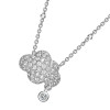 Sterling Silver Cloud Pendant Necklace