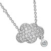 Sterling Silver Cloud Pendant Necklace