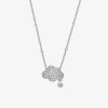 Sterling Silver Cloud Pendant Necklace