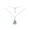 Dainty Sterling Silver Wind Bell Pendant Necklace