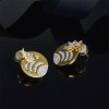 Sterling Silver Created Diamond Stud Earrings Sterling Silver Created Diamond Stud Earrings