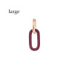 Double Circle Created Diamond Single Hoop Earring