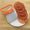 Stainless Steel Onion Cutter Onion Fork Fruit Vegetables Cutter Slicer Tomato Cutter Knife Cutting Safe Aid Holder Kitchen Tools