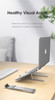Laptop Holder for MacBook Pro Notebook Foldable Aluminium Alloy Laptop Stand Bracket Laptop Holder for PC Notebook
