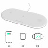 Amstar 3 in 1 Wireless Charger for Airpods Apple Watch 5 4 3 2 1 iWatch 10W Fast Wireless Charging Pad for iPhone 11 Pro XS X 8