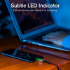 2m 3A LED USB Cable Charger For iPhone 11 Pro XS MAX XR X 8 7 6S 6 Plus 5 5S Fast Charging Mobile Phone Charge Data Cord