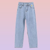 Daisy loose wide-leg high-waist slim straight-leg jeans