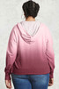Plus Size Ombre Terry Hoodie