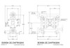 Diaphragm pump cad drawing in 2d