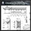 Chinese Architecture CAD Drawings-Chinese Pavilion,Garden