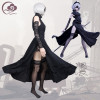 Black Dress Lace Sexy Cosplay