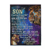 To my son from Mom- Sherpa Blanket