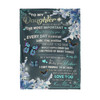 From mom to daughter  - Sherpa Blanket