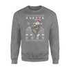 Cat Playing Christmas- Standard Crew Neck Sweatshirt