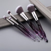 FLD 10Pcs Crystal Makeup Brushes Set Powder Foundation Fan Brush Eye Shadow Eyebrow Professional Blush Makeup Brush Tools FLD 10Pcs Crystal Makeup Brushes Set Powder Foundation Fan Brush Eye Shadow Eyebrow Professional Blush Makeup Brush Tools
