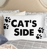 Cat's Side Pillow And Case
