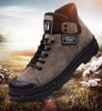 PU Leather Male Waterproof sneaker Boots
